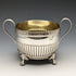 1909 antique Swedish pure silver (800 silver) sugar pot & cream jug set total 367g